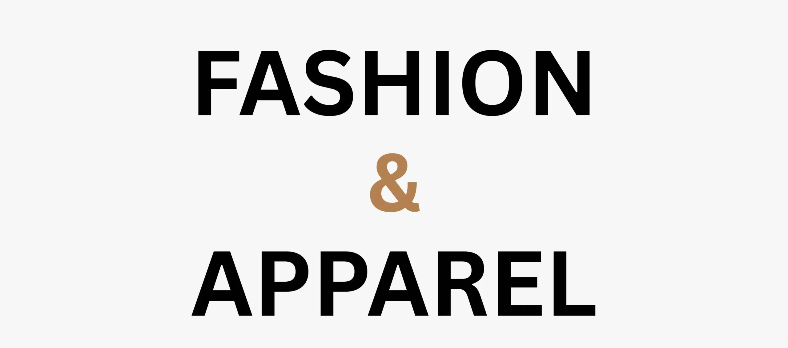 fashion & apparel