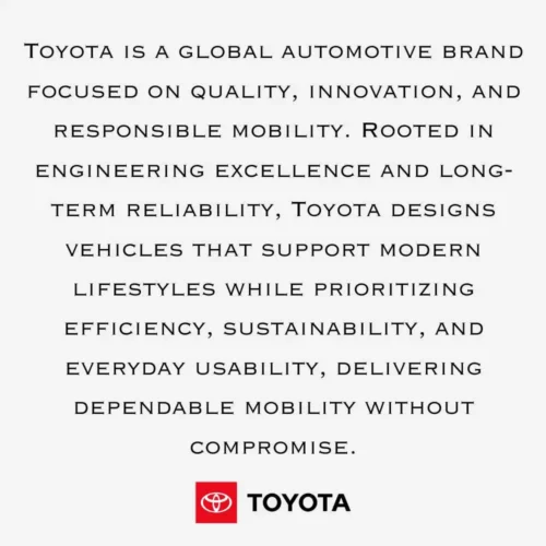 toyota xiceditorial mini presentation